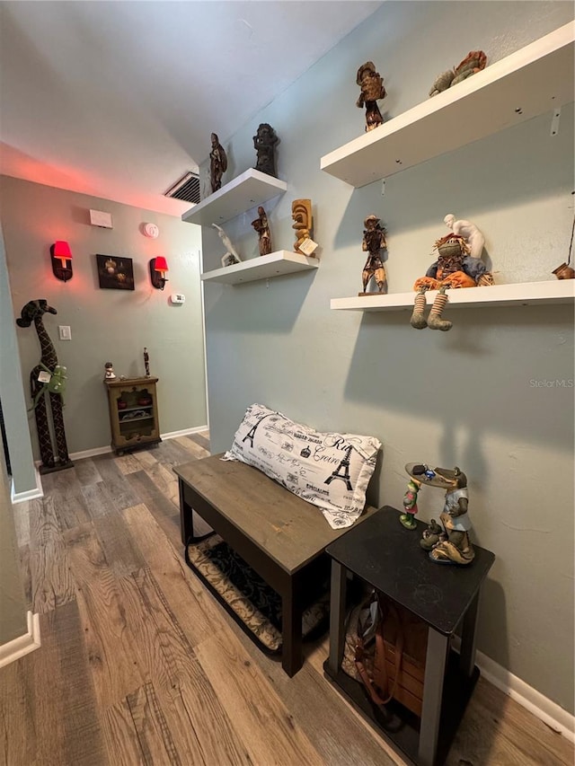 8951 SW 202nd Avenue Rd, Dunnellon, FL 34431 - mudroom with wood finished floors and baseboards
