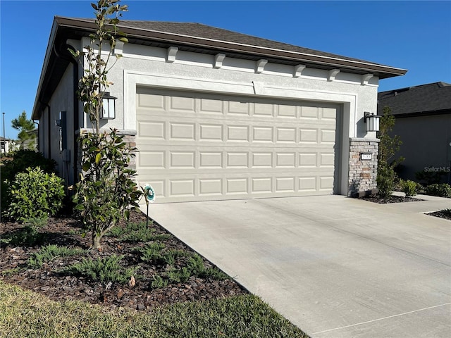 5785 SW 87th Court Rd, Ocala, FL 34481 - garage with concrete driveway