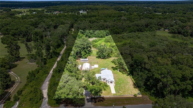 14171 SW 8th Ave, Ocala, FL 34473 - aerial view of property's location with a heavily wooded area