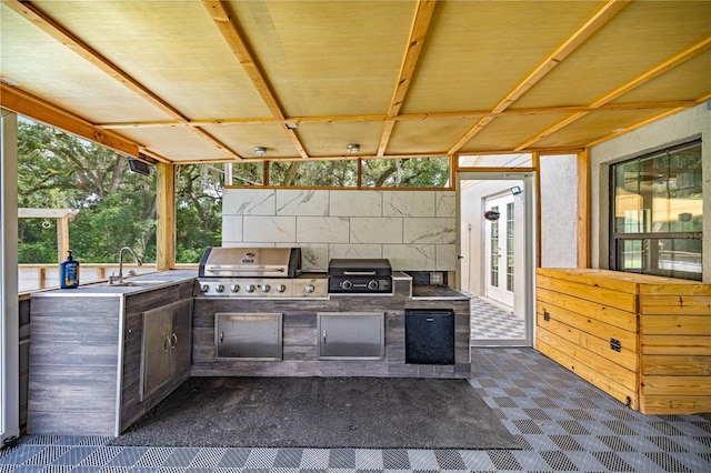 14171 SW 8th Ave, Ocala, FL 34473 - view of patio with a sink and an outdoor kitchen
