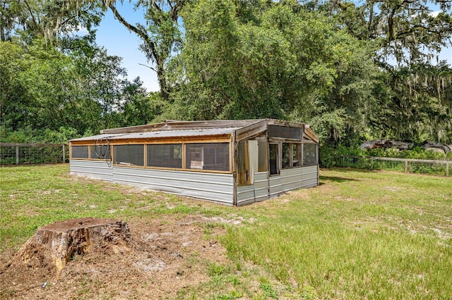 14171 SW 8th Ave, Ocala, FL 34473 - view of home's exterior with exterior structure and an outdoor structure