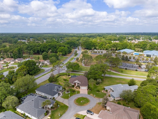 aerial view featuring a residential view