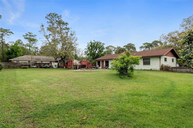 1366 N Merlin Ter, Crystal River, FL 34429 - view of yard featuring fence