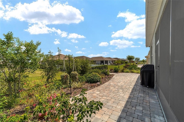 view of patio / terrace featuring grilling area