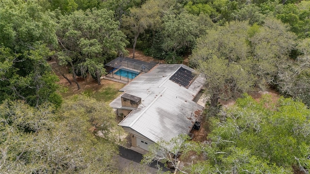 1179 SE 170th Ct, Silver Springs, FL 34488 - view from above of property with a heavily wooded area