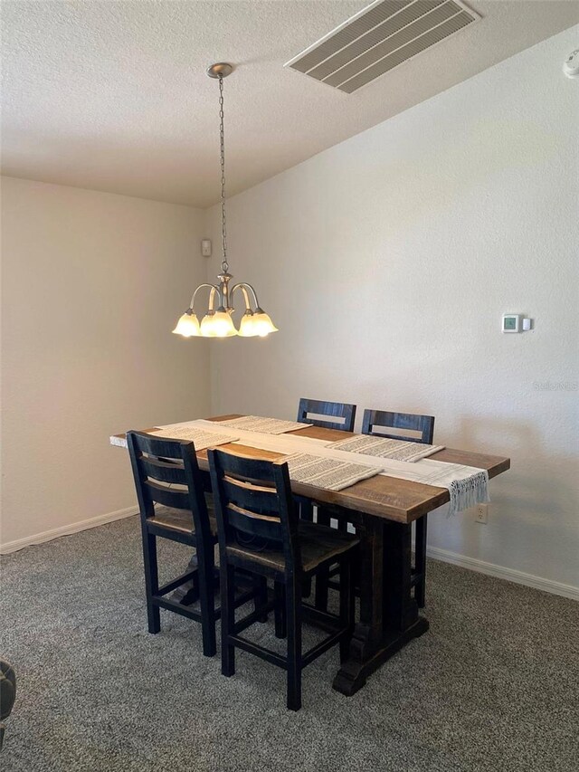15266 SW 44th Ter, Ocala, FL 34473 - dining space with carpet flooring, baseboards, and visible vents