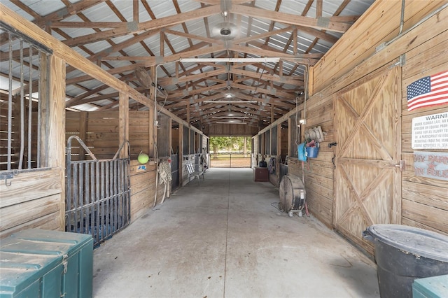 view of stable
