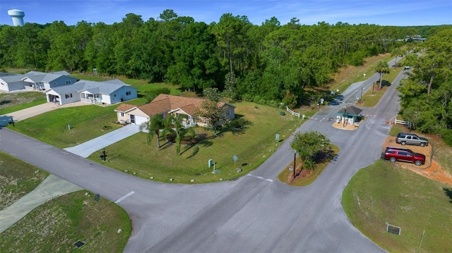 aerial overview of property's location