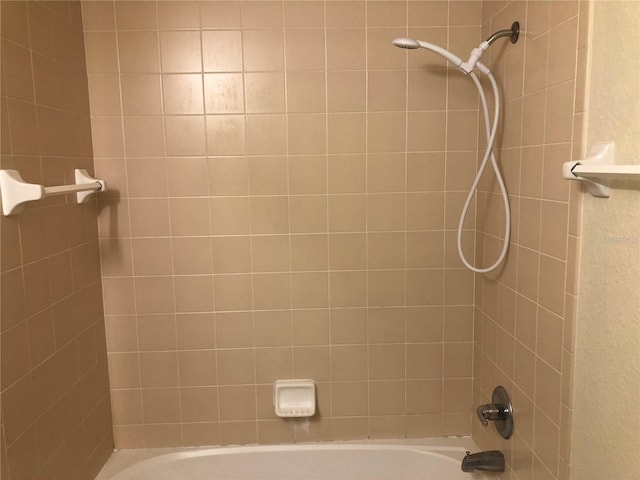full bathroom with tub / shower combination