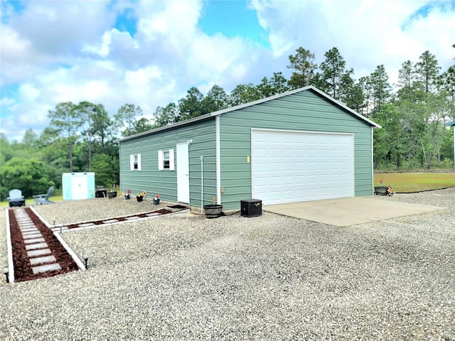 7030 SE 120th Ct, Morriston, FL 32668 - view of detached garage