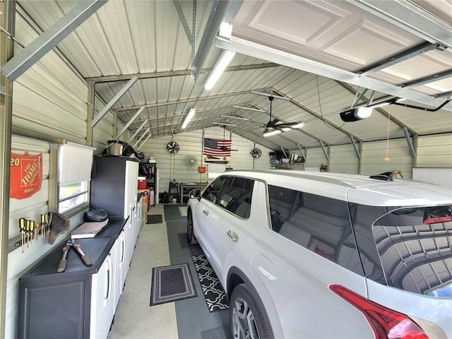 7030 SE 120th Ct, Morriston, FL 32668 - garage with a garage door opener