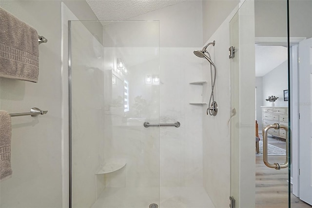 8545 SE 168th Kittredge Loop, The Villages, FL 32162 - full bathroom with a shower stall and wood finished floors