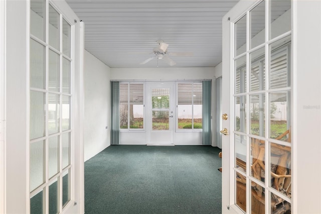 11146 SW 68th Ct, Ocala, FL 34476 - unfurnished sunroom with french doors