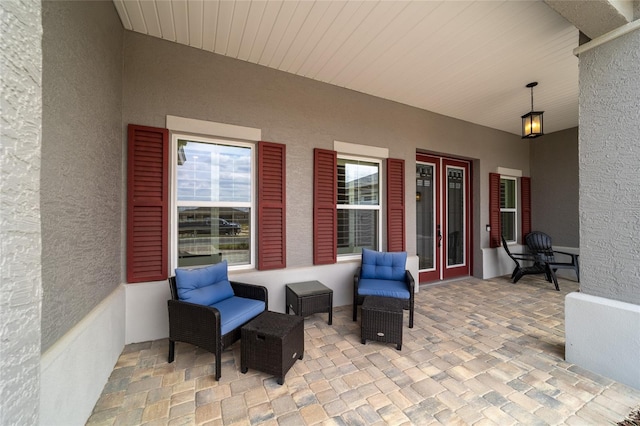 10082 SW 82nd Place Rd, Ocala, FL 34481 - view of patio / terrace with french doors