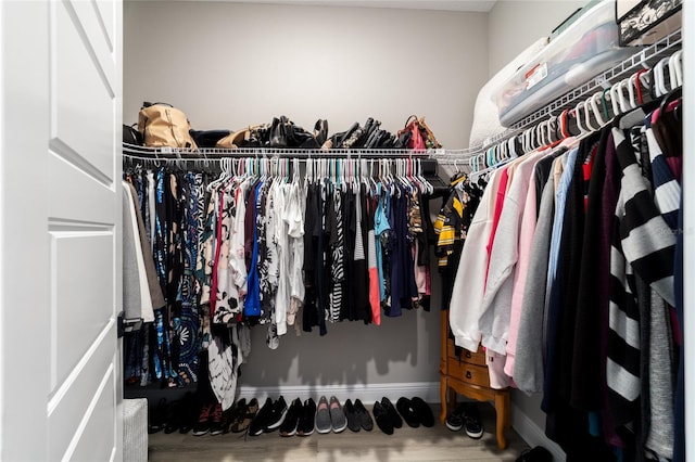 10082 SW 82nd Place Rd, Ocala, FL 34481 - walk in closet with wood finished floors