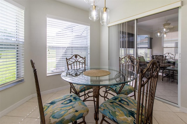 15691 SW 11th Court Rd, Ocala, FL 34473 - dining area featuring baseboards and light tile patterned flooring