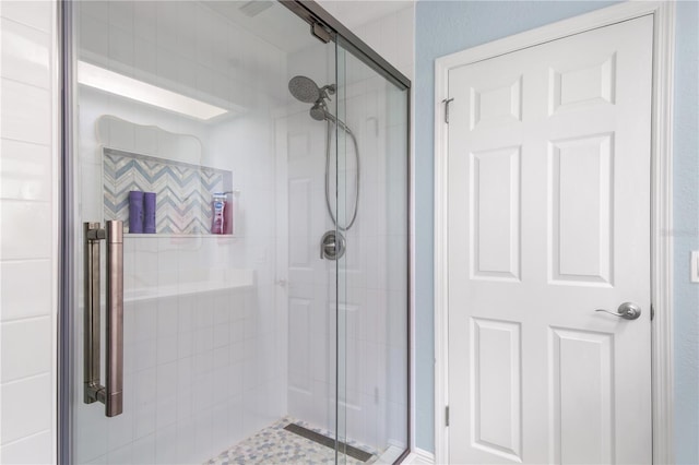 full bath with a stall shower
