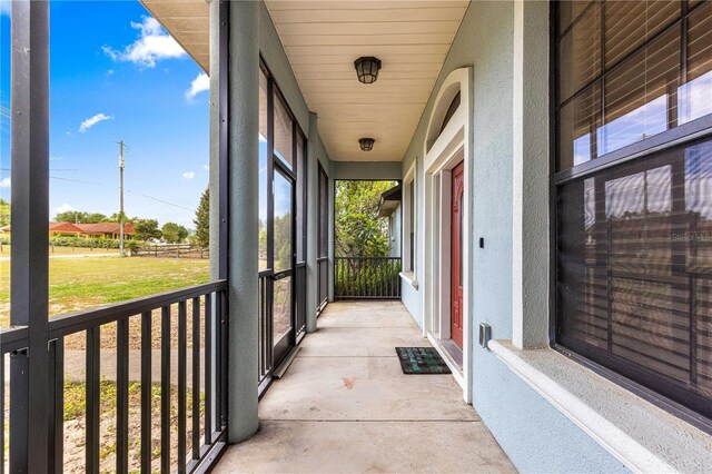 6045 SE 99th Pl, Belleview, FL 34420 - view of unfurnished sunroom