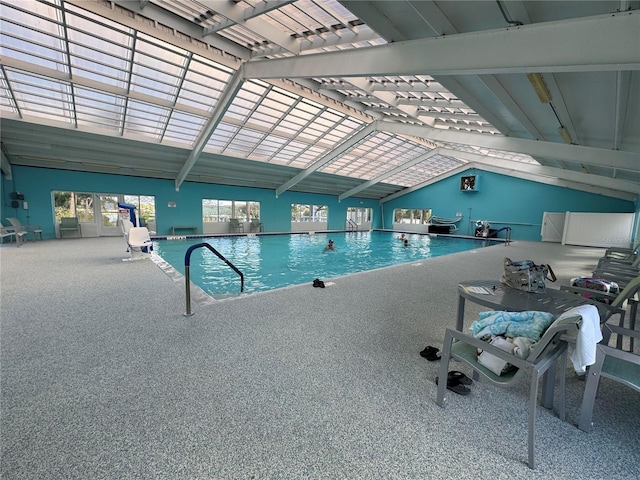 view of pool