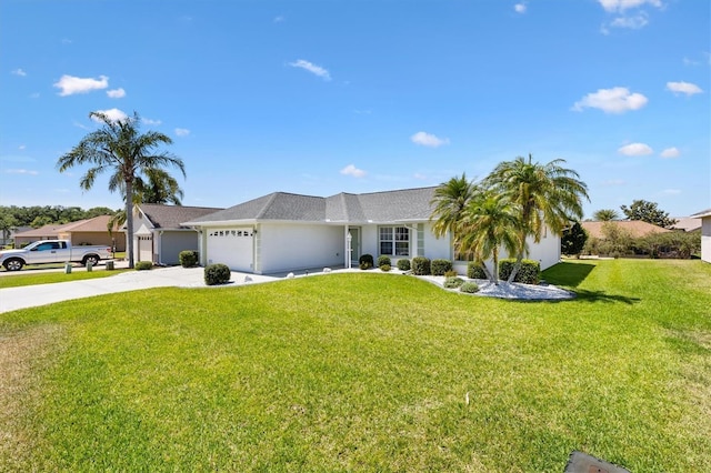 12147 SE 173rd Pl, Summerfield, FL 34491 - ranch-style home featuring a garage, a front lawn, and driveway