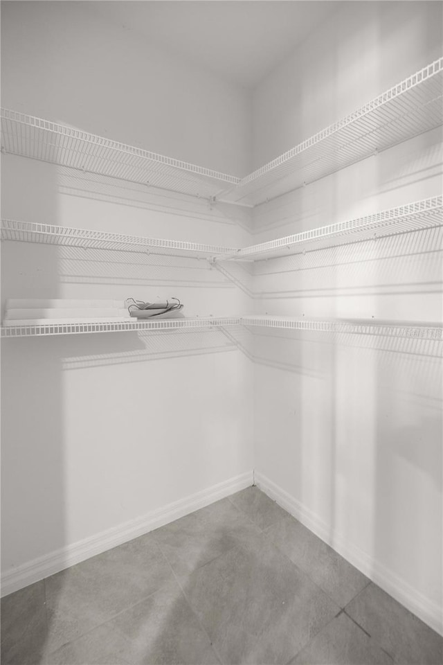 view of storage area