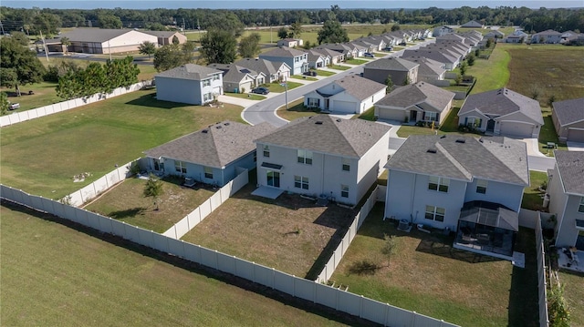 bird's eye view featuring a residential view