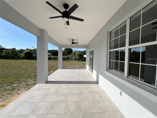 13430 NE 30th Ct, Anthony, FL 32617 - view of patio / terrace with ceiling fan