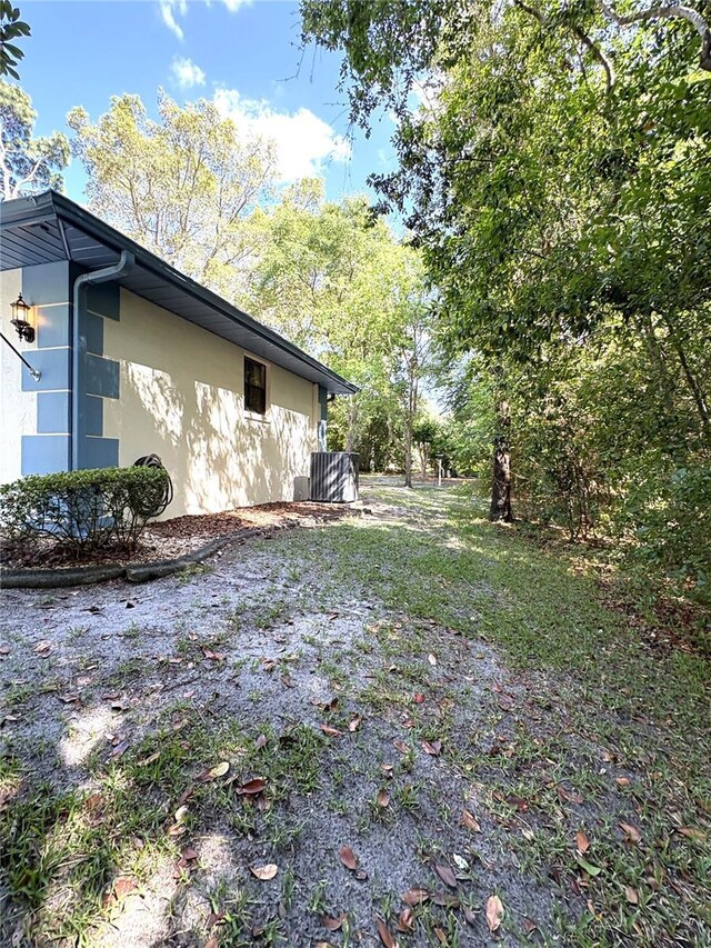 view of property exterior with stucco siding