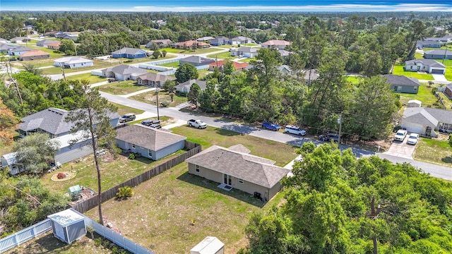 aerial perspective of suburban area