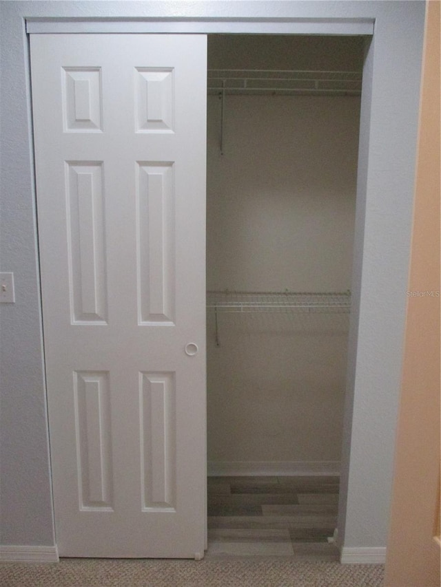 view of closet