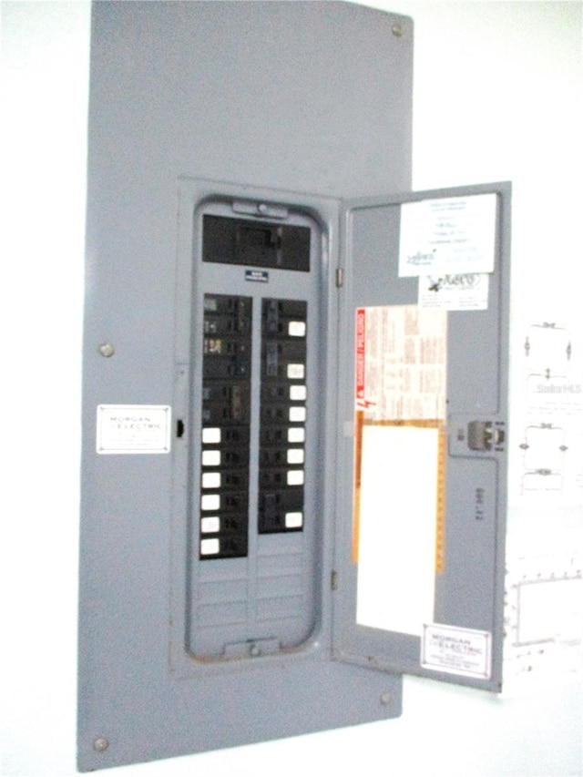 utilities with electric panel