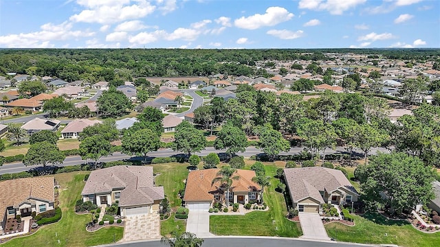 bird's eye view featuring a residential view