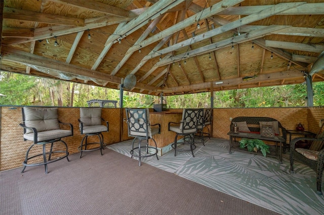 4710 SE 30th Ct, Ocala, FL 34480 - sunroom featuring outdoor dry bar