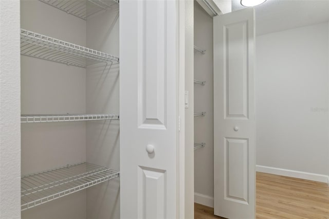 view of closet