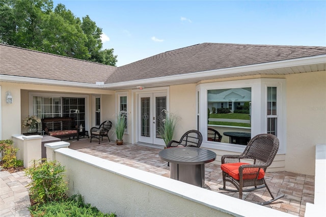 6858 SW 111th Loop, Ocala, FL 34476 - view of patio featuring french doors