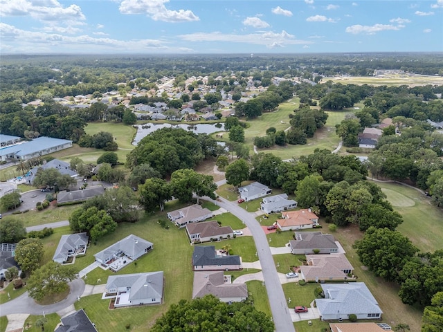 6858 SW 111th Loop, Ocala, FL 34476 - birds eye view of property with a water view, view of golf course, and a residential view
