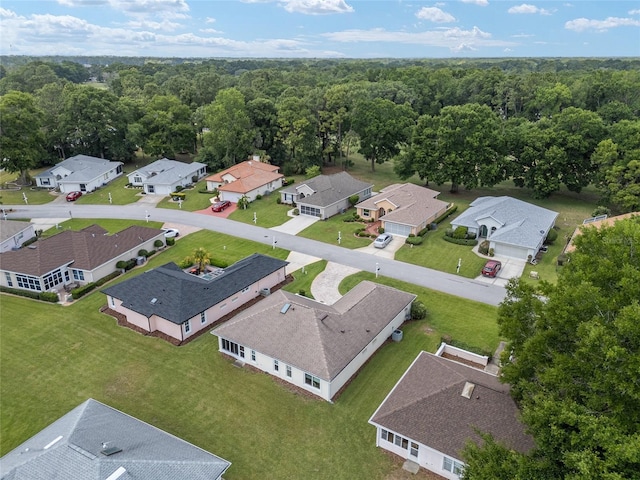 6858 SW 111th Loop, Ocala, FL 34476 - birds eye view of property with a residential view and a forest view