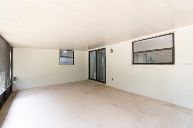 1406 SE Wacahoota Rd, Micanopy, FL 32667 - unfurnished room featuring concrete floors