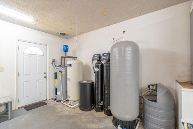 1406 SE Wacahoota Rd, Micanopy, FL 32667 - utility room featuring electric water heater