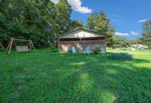 13232 NE 39th Ter, Anthony, FL 32617 - view of yard featuring a playground