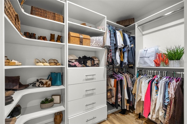 5326 NW 76th Ct, Ocala, FL 34482 - spacious closet featuring wood finished floors