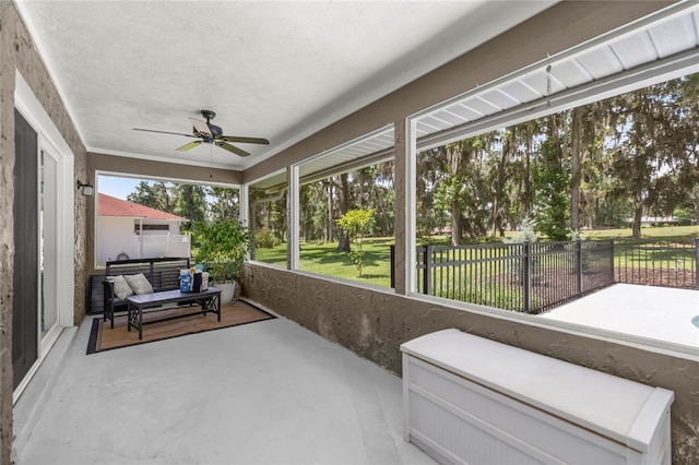 5326 NW 76th Ct, Ocala, FL 34482 - sunroom / solarium with ceiling fan