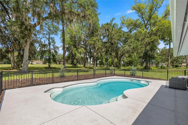 5326 NW 76th Ct, Ocala, FL 34482 - view of pool with a patio and view of scattered trees