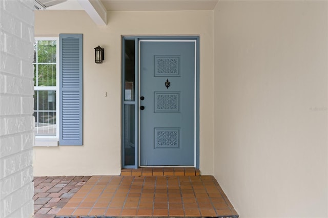 8130 SW 209th Court Rd, Dunnellon, FL 34431 - property entrance with stucco siding