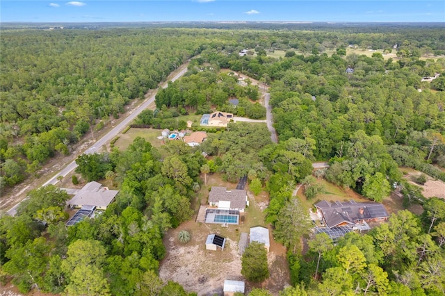 8130 SW 209th Court Rd, Dunnellon, FL 34431 - aerial view of property's location with a heavily wooded area