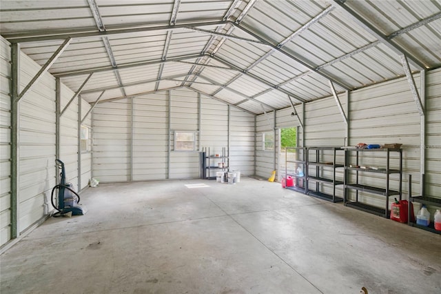 8130 SW 209th Court Rd, Dunnellon, FL 34431 - garage featuring metal wall