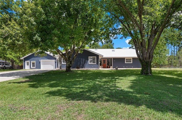 260 Country Circle Dr W, Port Orange, FL 32128 - single story home featuring concrete driveway, a garage, and a front yard