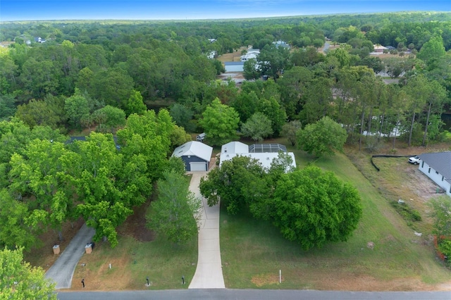 260 Country Circle Dr W, Port Orange, FL 32128 - birds eye view of property featuring a view of trees