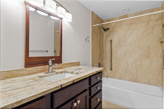170 SW 80th St, Ocala, FL 34476 - bathroom featuring vanity and shower / bathtub combination