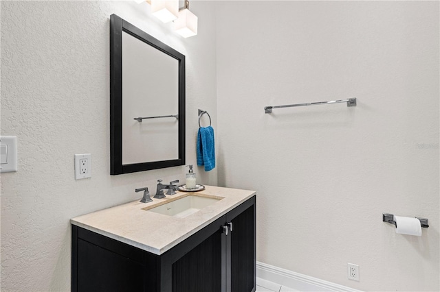 170 SW 80th St, Ocala, FL 34476 - bathroom with vanity and a textured wall
